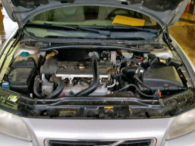 YV1RS592972617697 - 2007 VOLVO S60 2.5T SILVER photo 7