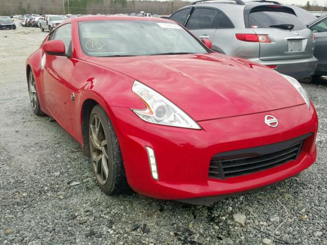 JN1AZ4EH0FM442569 - 2015 NISSAN 370Z BASE RED photo 1