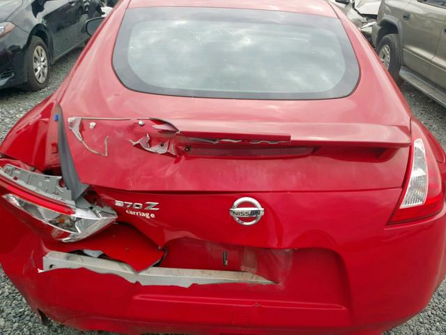 JN1AZ4EH0FM442569 - 2015 NISSAN 370Z BASE RED photo 6