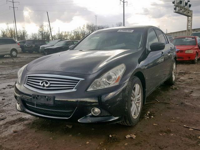 JN1CV6AR7BM350190 - 2011 INFINITI G37 BLACK photo 2