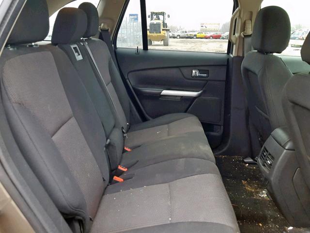 2FMDK3J94DBA64746 - 2013 FORD EDGE SEL BROWN photo 6