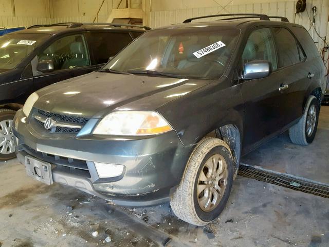 2HNYD18883H540469 - 2003 ACURA MDX TOURIN GREEN photo 2