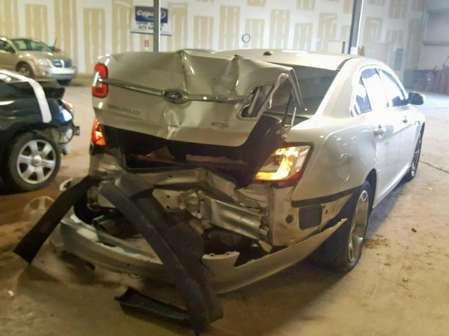 1FAHP2EW8BG173689 - 2011 FORD TAURUS SEL SILVER photo 4