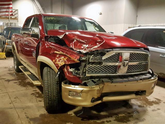 1C6RD7PT9CS320258 - 2012 DODGE RAM 1500 L MAROON photo 1