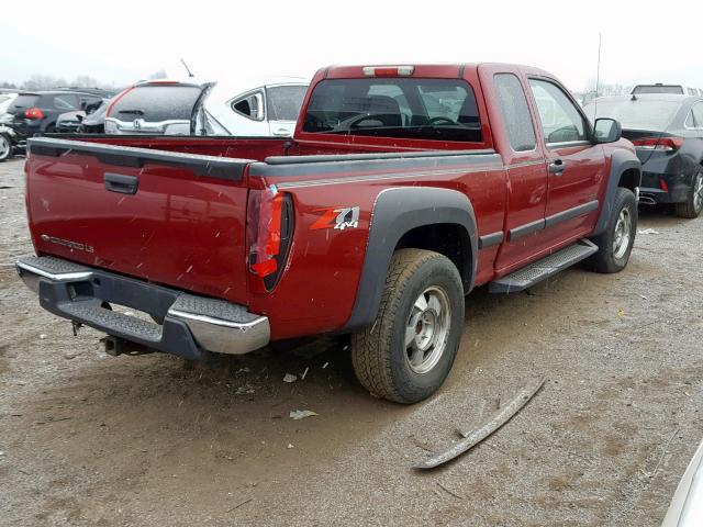 1GCDT196648110483 - 2004 CHEVROLET COLORADO RED photo 4