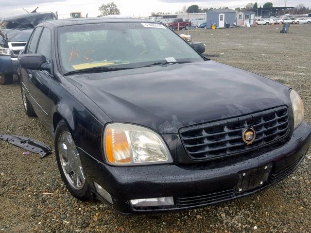 1G6KF57971U119122 - 2001 CADILLAC DEVILLE DT BLACK photo 1