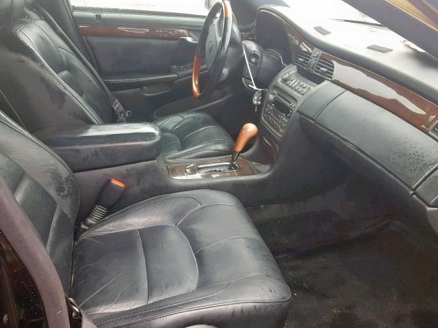 1G6KF57971U119122 - 2001 CADILLAC DEVILLE DT BLACK photo 5