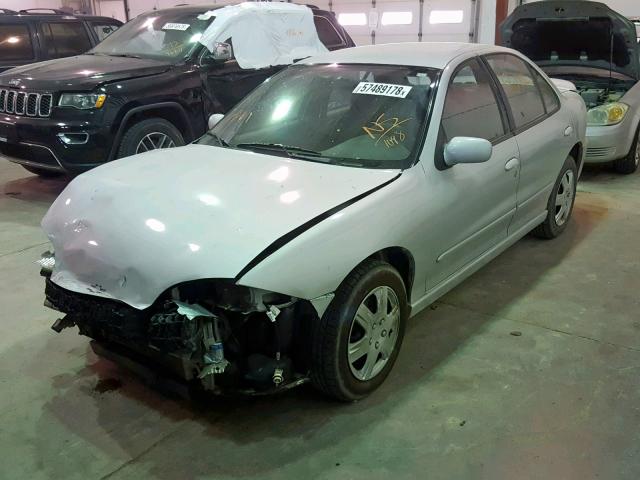 1G1JH52F327231098 - 2002 CHEVROLET CAVALIER L SILVER photo 2