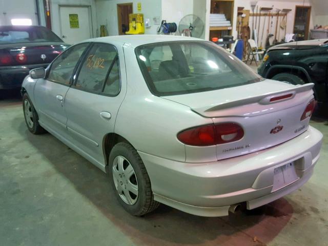 1G1JH52F327231098 - 2002 CHEVROLET CAVALIER L SILVER photo 3