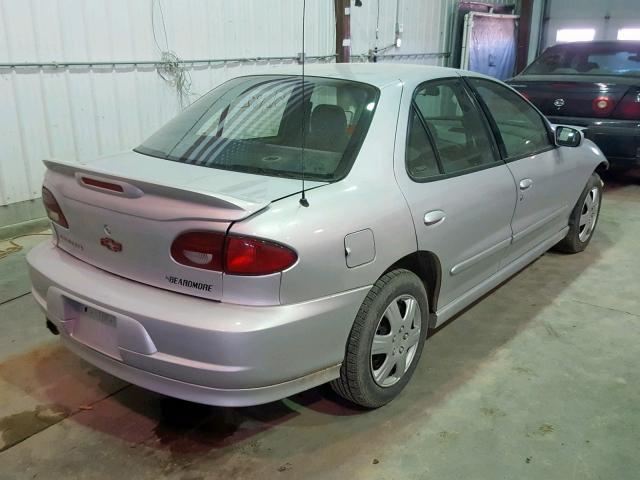 1G1JH52F327231098 - 2002 CHEVROLET CAVALIER L SILVER photo 4