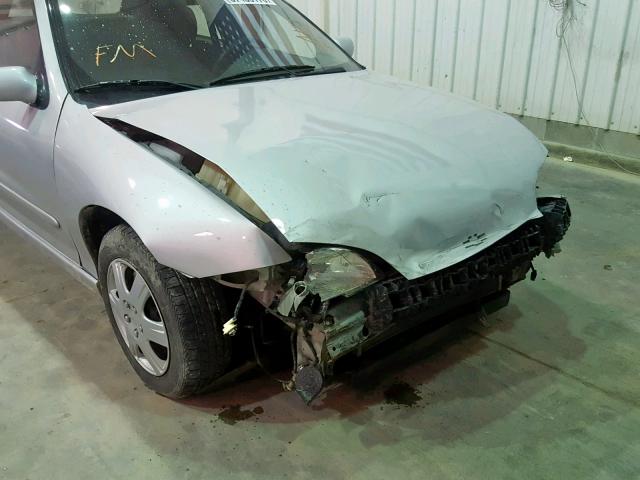 1G1JH52F327231098 - 2002 CHEVROLET CAVALIER L SILVER photo 9