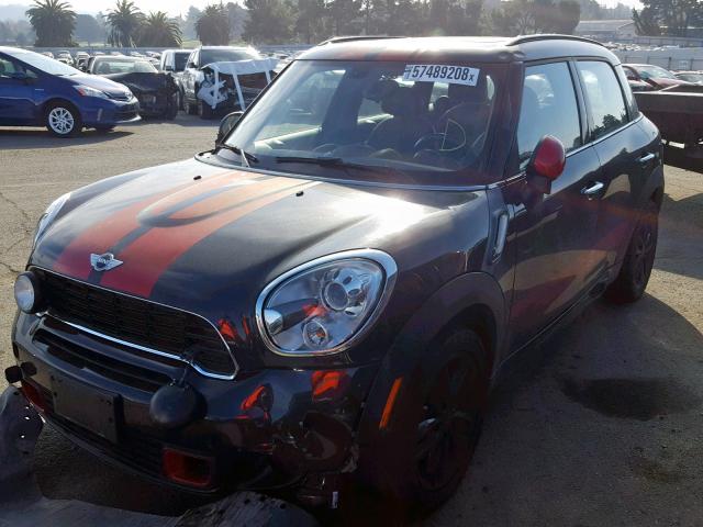 WMWZC3C59CWM26324 - 2012 MINI COOPER S C BLACK photo 2