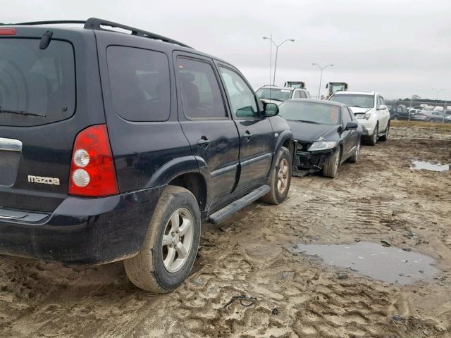 4F2CZ04136KM05496 - 2006 MAZDA TRIBUTE S BLACK photo 4