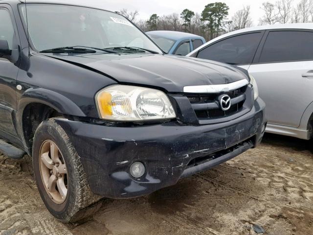 4F2CZ04136KM05496 - 2006 MAZDA TRIBUTE S BLACK photo 9