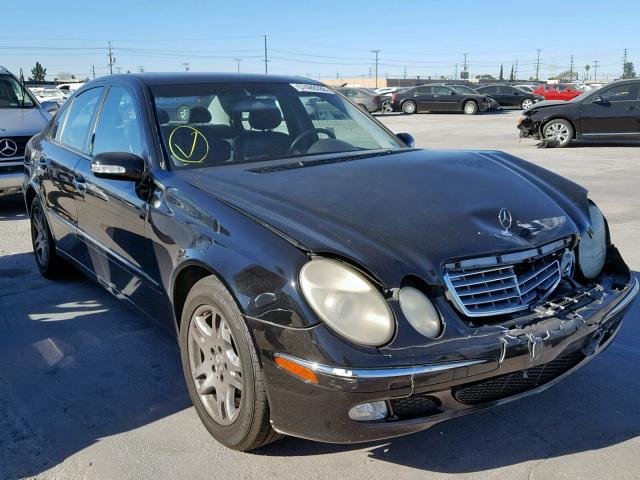 WDBUF65J94A506302 - 2004 MERCEDES-BENZ E 320 BLACK photo 1