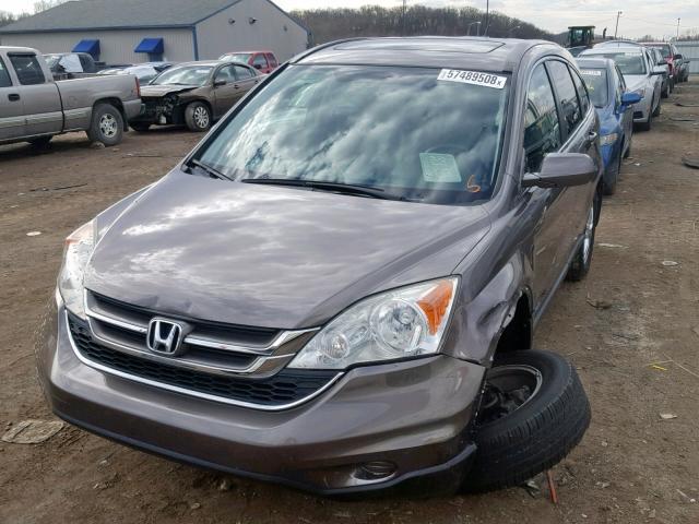 5J6RE4H74BL041650 - 2011 HONDA CR-V EXL GRAY photo 2