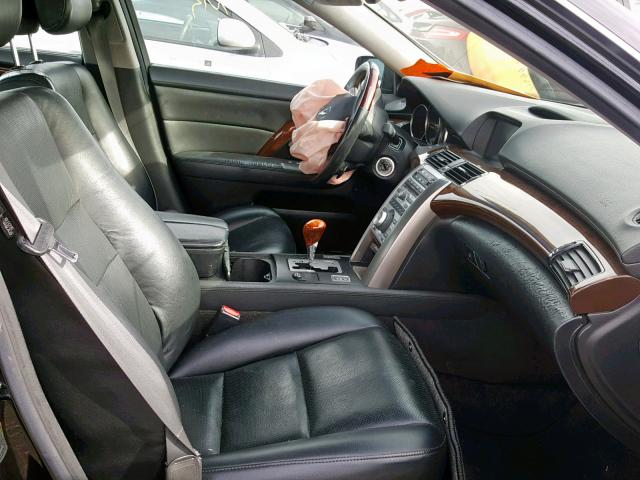 JH4KB16575C015823 - 2005 ACURA RL BLACK photo 5