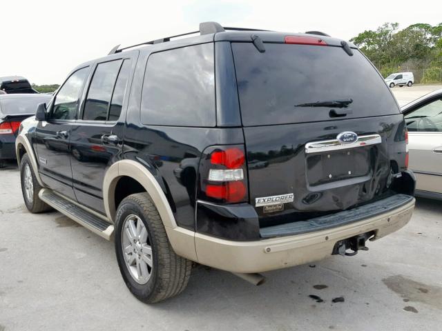 1FMEU64E86ZA24386 - 2006 FORD EXPLORER E BLACK photo 3