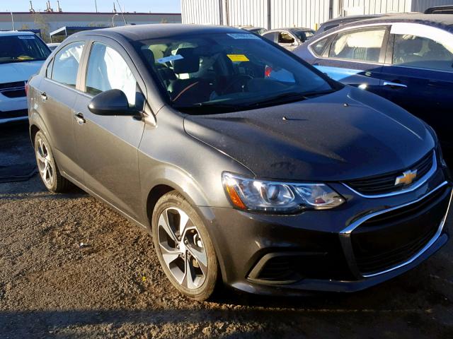 1G1JF5SBXH4127642 - 2017 CHEVROLET SONIC PREM GRAY photo 1