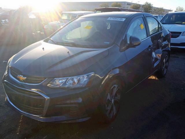 1G1JF5SBXH4127642 - 2017 CHEVROLET SONIC PREM GRAY photo 2