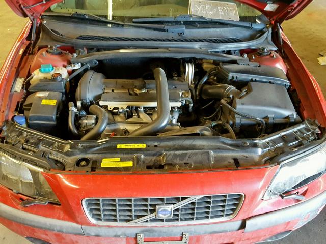 YV1RH58D622124456 - 2002 VOLVO S60 2.5T RED photo 7