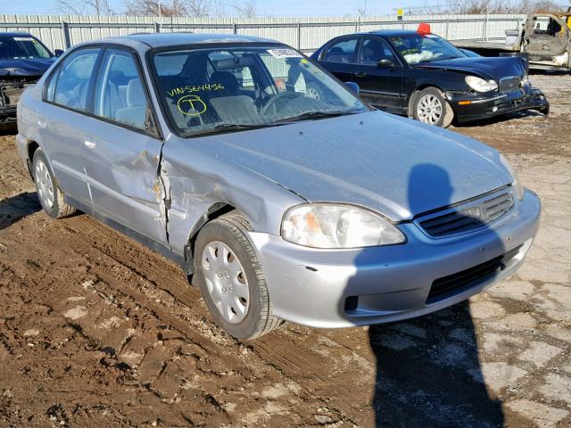 2HGEJ6612YH564456 - 2000 HONDA CIVIC BASE SILVER photo 1