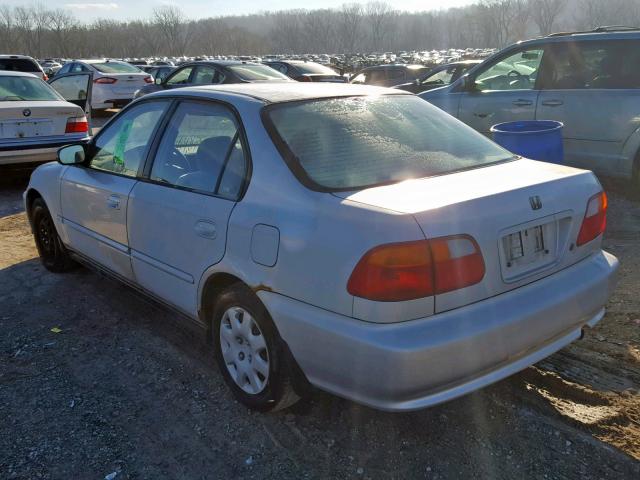 2HGEJ6612YH564456 - 2000 HONDA CIVIC BASE SILVER photo 3