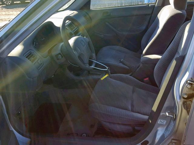 2HGEJ6612YH564456 - 2000 HONDA CIVIC BASE SILVER photo 5