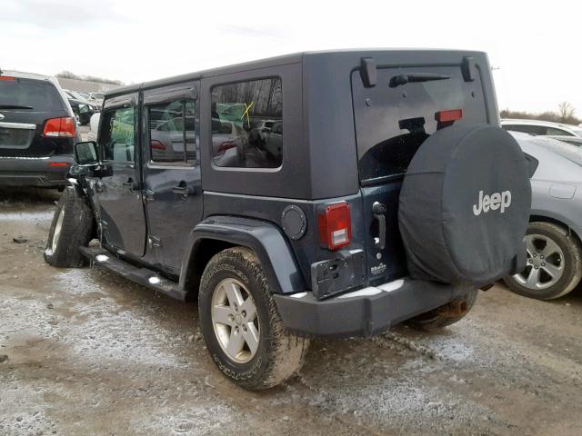 1J4GA59137L118132 - 2007 JEEP WRANGLER S GRAY photo 3