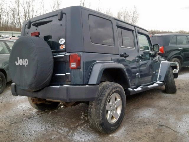 1J4GA59137L118132 - 2007 JEEP WRANGLER S GRAY photo 4