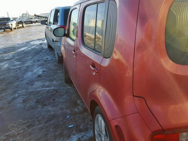 JN8AZ28R49T122742 - 2009 NISSAN CUBE BASE RED photo 3