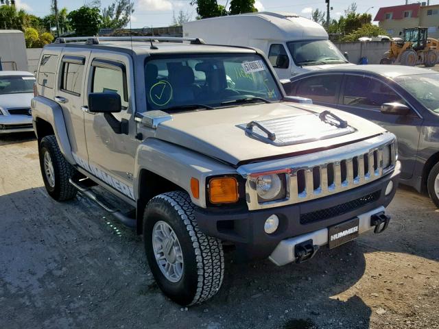 5GTEN13E798102293 - 2009 HUMMER H3 WHITE photo 1