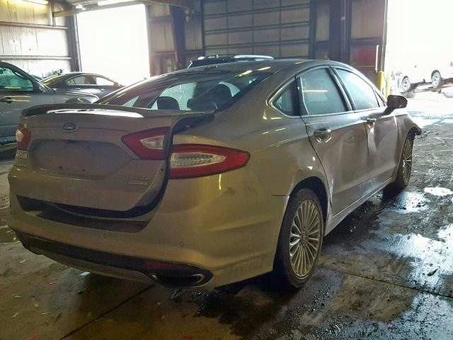 3FA6P0K97FR129756 - 2015 FORD FUSION TIT SILVER photo 4