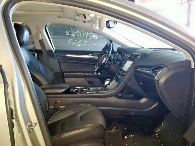 3FA6P0K97FR129756 - 2015 FORD FUSION TIT SILVER photo 5