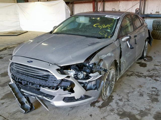 3FA6P0K97FR129756 - 2015 FORD FUSION TIT SILVER photo 9