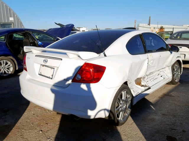 JTKDE177460114080 - 2006 TOYOTA SCION TC 白色 照片 4