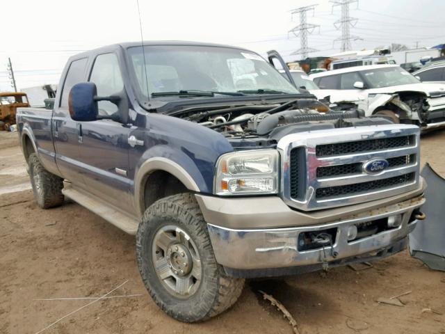 1FTWW31P26EC07748 - 2006 FORD F350 SRW S BLUE photo 1