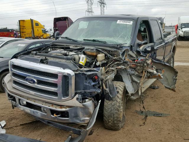 1FTWW31P26EC07748 - 2006 FORD F350 SRW S BLUE photo 2