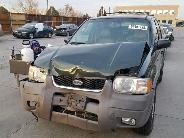 1FMCU03182KA45809 - 2002 FORD ESCAPE XLT GREEN photo 7