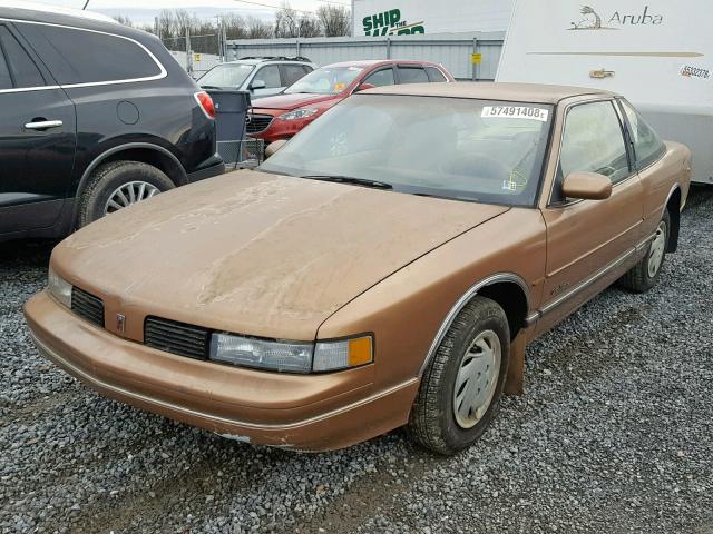 1G3WH14W5KD332258 - 1989 OLDSMOBILE CUTLASS SU BEIGE photo 2