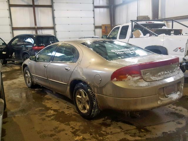 2C3HH56M92H220615 - 2002 CHRYSLER INTREPID E TAN photo 3