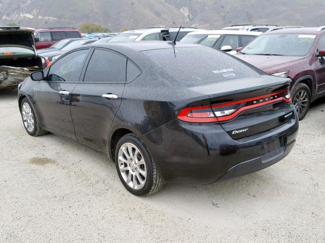 1C3CDFCA8DD155603 - 2013 DODGE DART LIMIT BLACK photo 3