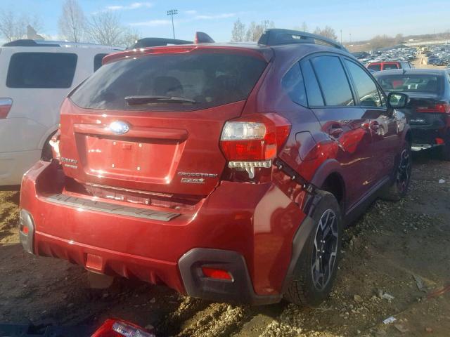 JF2GPAKC8G8346267 - 2016 SUBARU CROSSTREK RED photo 4