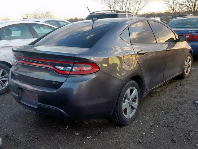 1C3CDF8B7FD407032 - 2015 DODGE DART GRAY photo 4