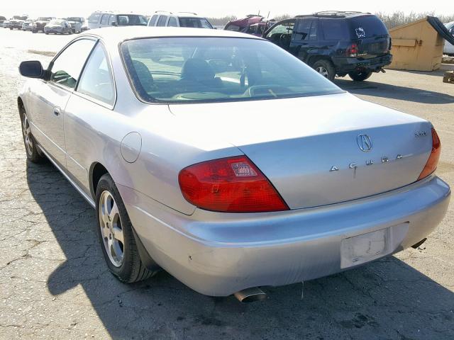 19UYA42451A005893 - 2001 ACURA 3.2CL SILVER photo 3