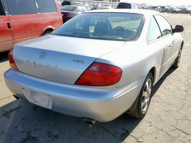 19UYA42451A005893 - 2001 ACURA 3.2CL SILVER photo 4