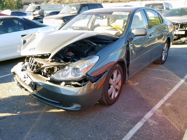 JTHBA30G665165419 - 2006 LEXUS ES 330 GREEN photo 2