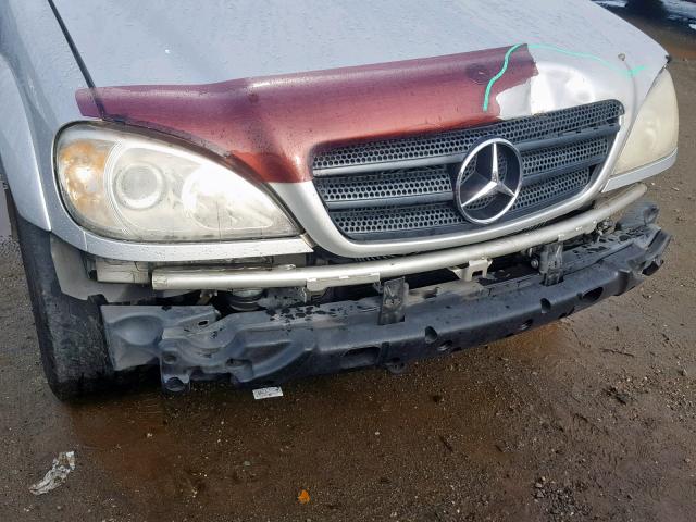 4JGAB54E92A297232 - 2002 MERCEDES-BENZ ML 320 SILVER photo 9