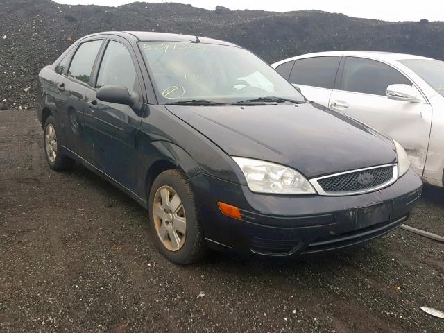 1FAHP34N27W119106 - 2007 FORD FOCUS ZX4 BLACK photo 1