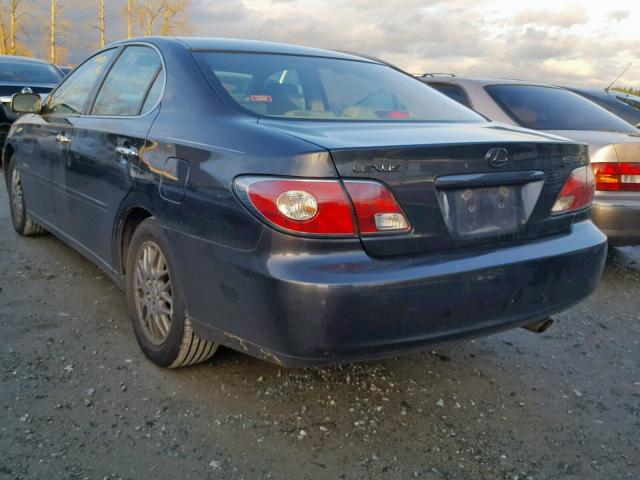 JTHBA30G945048107 - 2004 LEXUS ES 330 GRAY photo 3